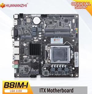 HUANANZHI H81 M-I Motherboard M-ATX For LGA 1150 i3 i5 i7 E3 DDR3 1333 1600MHz 16G SATA3.0 USB3.0 M.2 VGA HDMI-Compatible
