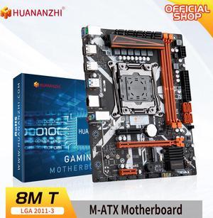 HUANANZHI X99 8M T LGA 2011-3 X99 Motherboard E5 2696 2678 2676 2673 2666 V3 DDR3 RECC NON-ECC memory NVME SATA