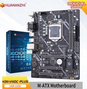 HUANANZHI H311-VHC PLUS Motherboard LGA 1151 Support 6/7/8/9 generation DDR4 2133/2400/2666MHz 32GB M.2 SATA3 USB3.0 VGA