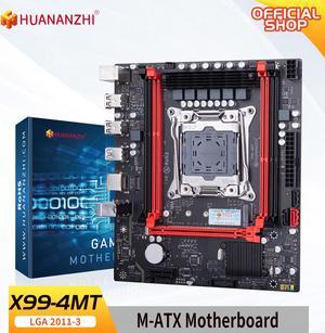 HUANANZHI X99 4MT LGA 2011-3 X99 Motherboard E5 2673 2676 2666 2678 2696 V3 V4 support DDR3 RECC NON-ECC Memory NVME