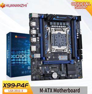 HUANANZHI X99 P4F LGA 2011-3 X99 Motherboard support E5 V3 V4 All Series DDR4 RECC NON-ECC Memory NVME