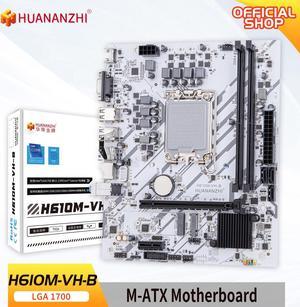 HUANANZHI H610M VH B M-ATX DDR4 Motherboard Support 12 13 Gen(LGA 1700 CPU 12100F 12400F 12490F 12600F 12700F 13600F)