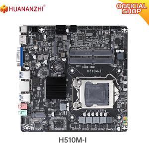 HUANANZHI H510M I ITX Motherboard Intel LGA 1200 Support DDR4 2933 2666 2400 2133 M.2 NVME SATA3.0