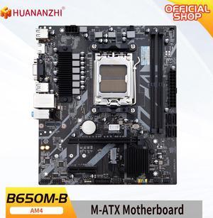 HUANANZHI B650M B AMD AM5 Motherboard Supports Ryzen 7000  Series M.2 NVME Dual Channel DDR5 XEPO RAM