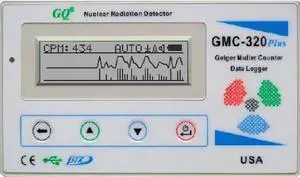 GQ GMC-320V5 Geiger Counter Nuclear Radiation Detector Meter Dosimeter Beta Gamma X ray Wi-Fi Data Logger