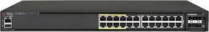 Brocade Ruckus ICX7450-24P-E2 24-port Gigabit Ethernet Network Switch 4x10G SFP+ 2x40G QSFP+ PoE+ and Stacking Capabilities for Demanding Enterprise Environments