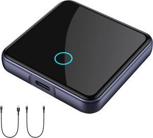 Apple Carplay Wireless Adapter, CarPlay Wireless Adapter for iPhone for Android, Apple CarPlay Adapter, Apple carplay Wireless Adapter for iOS 10+ and Andriod 11+, with Two USB C Cable 15cm