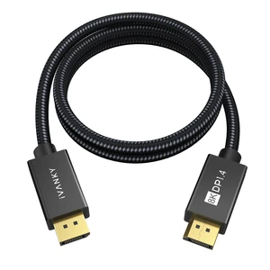iVANKY 8K DisplayPort 1.4 Cable 3ft, 32.4Gbps DP to DP Cord, 8K@60Hz, 4K@144Hz, 1080P@240Hz, HBR3, HDCP 2.2, HDR, for Monitor, TV, PC, Laptop, GPU, Not HDMI or Mini DP iVANKY 8K DisplayPort 1.4 Cable 3ft, 32.4Gbps DP to DP Cord, 8K@60Hz, 4K@144Hz, 1080P@240Hz, HBR3, HDCP 2.2, HDR, for Monitor, TV, PC, Laptop, GPU, Not HDMI or Mini DP