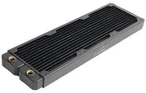 dracaena.io 360mm - 28mm/1.1 inch Thick Computer Radiator, 14 Tubes Copper Water Cooling Cooler for CPU Heat Sink - Liquid Heat Exchanger Dual G1/4 Thread, Black