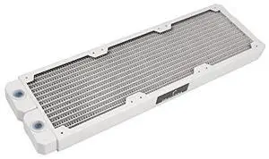 dracaena.io 360mm - 28mm/1.1 inch Thick Computer Radiator, 14 Tubes Copper Water Cooling Cooler for CPU Heat Sink - Liquid Heat Exchanger Dual G1/4 Thread, White