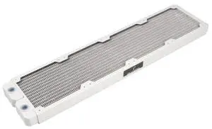 dracaena.io 480mm - 28mm/1.1 inch Thick Computer Radiator, 14 Tubes Copper Water Cooling Cooler for CPU Heat Sink - Liquid Heat Exchanger Dual G1/4 Thread, White