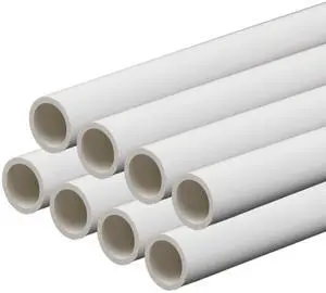 dracaena.io 16 Pack PETG Hard Tubing - 450mm/17.7" Length, 14mm/0.55" Outer Diameter, 10mm/0.39" Inner Diameter - Rigid Pipe for Water Cooling Systems, White