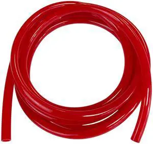 dracaena.io 4 meter/ 157.5 inch soft tube with PVC material, ID 3/8'' and OD 1/2'' - PVC pipe soft tube for Computer water cooling systems, Red