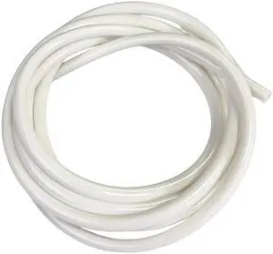 dracaena.io 4 meter/ 157.5 inch soft tube with PVC material, ID 3/8'' and OD 1/2'' - PVC pipe soft tube for Computer water cooling systems, White