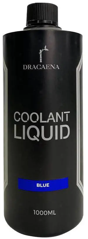 Dracaena.io 33.8oz/ 1000ml PC Cooling Fluid, Colored Liquid, New Formula Premixed Solution for Computer Cooling Systems (Blue)