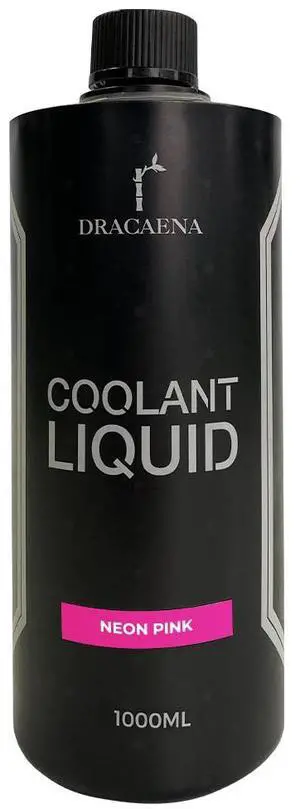 Dracaena.io 33.8oz/ 1000ml PC Cooling Fluid, Colored Liquid, New Formula Premixed Solution for Computer Cooling Systems (Pink)