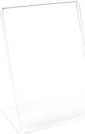 Clear Acrylic Double Sided Sign Holder 8.5 x 14 Vertical