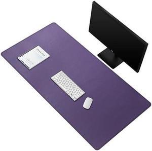  ZORESYN 3XL Longer Mouse Pads (55.1 x 15.7) - PU Leather  Extended Large Gaming Mousepad Desk Mat - Nonslip Base and Waterproof  Desktop Keyboard Extended Mouse Mat (Black, 3X-Long) 