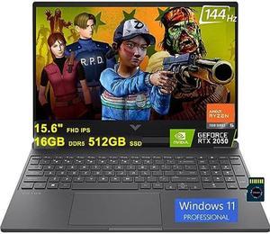 HP Victus 15 Gaming Laptop  156 FHD IPS 144Hz  AMD 6Core Ryzen 5 7535HS i711800H  16GB DDR5 512GB SSD  GeForce RTX 2050 4GB Graphic  Backlit USBC BO Win11Pro  32GB MicroSD Card