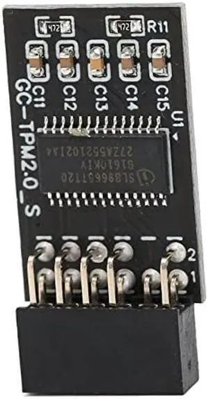 Qiilu Windows 11 Motherboard Gigabyte Tpm 2.0 PCB Tpm 2.0 Encryption Security Module for Gigabyte 12Pin Lpc Interface High Security Remote Card Encryption Security Module Qiilu Windows 11 Motherboard Gigabyte Tpm 2.0 PCB Tpm 2.0 Encryption Security Module for Gigabyte 12Pin Lpc Interface High Security Remote Card Encryption Security Module