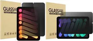 ProCase iPad Mini 6 Anti-Spy Tempered Glass Screen Film Bundle with 360 Degree 4-Way Anti-Spy Privacy Screen Protector ProCase iPad Mini 6 Anti-Spy Tempered Glass Screen Film Bundle with 360 Degree 4-Way Anti-Spy Privacy Screen Protector