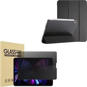 ProCase Slim Smart Cover Bundle with 360 Degree Privacy Screen Protector for iPad Air 5th Generation Case 2022 / iPad Air 4th 2020 ProCase Slim Smart Cover Bundle with 360 Degree Privacy Screen Protector for iPad Air 5th Generation Case 2022 / iPad Air 4th 2020