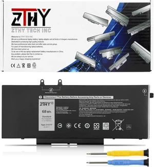 Replacement Battery For Dell Latitude 5320 7320 7420 7520 Laptops - 63Wh 15.2V Li-Ion