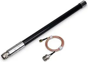 LoRa Gateway Antenna 3dbi Gain Indoor Outdoor Omni-Directional Glass Fiber LoRaWan Antenna N-Male SMA Connect Cable Ultra Distance Transmission 915MHz for Helium Hotspot HNT Miner Mining12