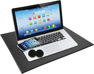 QRFDTSOQY Laptop Pad Protection, Radiation Shielding Pad, Multi-Layer EMI Blocker, Suitable for Laptops, Tablets, Notebooks, Ipad, Cell Phones, Black, Aluminum Cooling