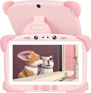 Kids Tablet 7 Toddler Tablet for Kids, Children Learning Tablet for Toddlers, Kids Android Tablet with WiFi Touch Screen, Parental Control, Kids Learning Apps, Gift for Toddlers Ages 3 to 14 (Pink)