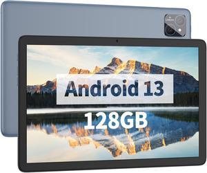 PRITOM TAB 11 Android 13 Tablet, 10.1 inch Big-Screen Tablet with Octa-Core, WiFi6, 128GB, 8000mAh, HD IPS Display, Dual Camera, Bluetooth, FM, USB C,