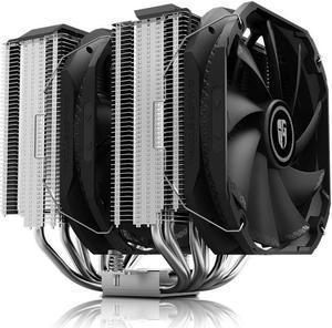 DeepCool ASSASSIN III CPU Air Cooler 280w TDP 7 Nickel Plated Copper Heatpipes Dual-Tower CPU Cooler 140mm Dual-Fan PWM 1400RPM with 90.37CFM Airflow for AMD AM4/AM5 Intel LGA 1700/1200/1151/1150/1155