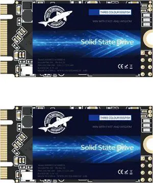SSD SATA M.2 2242 512GB Dogfish Ngff Internal Solid State Drive High Performance Hard Drive Desktop Laptop SATA III 6Gb/s 2 Unit Package Pack [512GB(2 Packs), M.2 2242]
