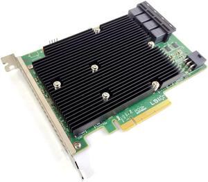 LSI Logic Controller Card 05-25600-00 9300-16i 16Port 12Gb/s SAS x8 PCI-Express 3 Full Height Brown Box