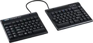 KINESIS Freestyle2 Blue Wireless Ergonomic Keyboard for PC (9" Separation), Dark Gray