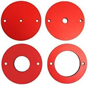 SawStop RT-PIR 4 Pc Phenolic Insert Ring Set for Router Plates