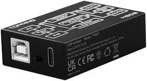 Topping HS02 USB 2.0 High Performance Audio Isolator with USB-B and Type C Input Compatible with PCM32bit 768kHz DSD512 Native Low Latency USB Isolator