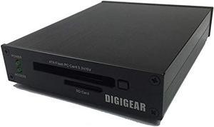 UATASD DIGIGEAR ATA Flash PCMCIA PC Card & SD/SDHC/SDXC to USB 3.0 Industrial Grade Card Reader