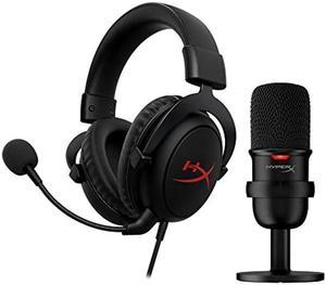 HyperX - Streamer Starter Pack (SoloCast Wired USB Condensor Microphone and Cloud Core Wired 7.1 Surround Sound Gaming Headset)
