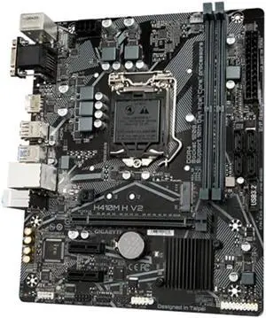 GIGABYTE H410M H V2 Intel H410 LGA 1200 Micro ATX DDR4-SDRAM Motherboard