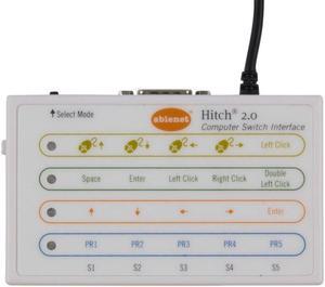 AbleNet Hitch 2 - Plug-and-Play USB Computer Switch Interface for Accessibility - Control, Learn, and Enhance User Experience - Product #10000021
