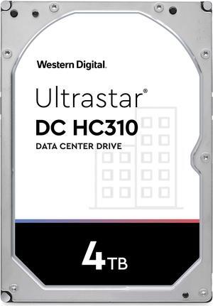 Western Digital HUS726T4TALA6L4 4TB Ultrastar DC HC310 SATA HDD - 7200 RPM Class, SATA 6 Gb/s, 256MB Cache, 3.5"