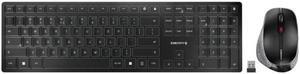 CHERRY DW 9500 Slim Wireless Desktop Keyboard and Mouse Combo, Extra Flat Thin Design with Ergo Friendly Mouse Companion. Bluetooth or USB Receiver.