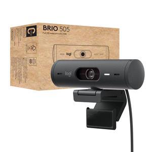 LOGITECH BRIO 305 WEBCAM FULL HD 2MP CON CORREZIONE DELL'ILLUMINAZIONE MICROFONI CON RIDUZIONE DEL RUMORE COPRIOBIETTIVO USB-C COMPATIBILE CON MICROSOFT TEAMS ZOOM GOOGLE MEET GRAFITE