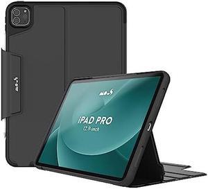 Mous - Case for iPad Pro 12.9 inch 5th Generation (2021) and 6th Generation (2022) - iPad Pro 12.9 Case with Pencil Holder and Integrated Stand