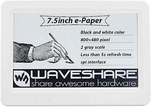 waveshare 7.5inch Passive NFC-Powered e-Paper Display V2 Black/White e-Ink Screen, Wireless Powering and Data Transfer No Battery Required, Refresh by Smartphone with NFC Function or NFC Reader