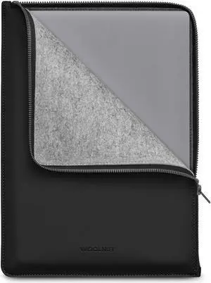 WOOLNUT Matte PU Folio Case Cover for 14-inch MacBook Pro / 13-inch MacBook Pro & Air