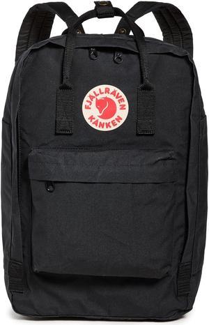 Fjallraven Women's Kanken Laptop Backpack 17", Black, One Size