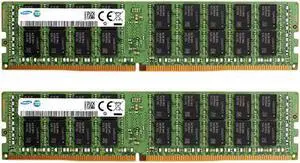 Samsung Memory Bundle with 64GB (2 x 32GB) DDR4 PC4-21300 2666MHz RDIMM (2 x M393A4K40CB2-CTD) Registered Server Memory