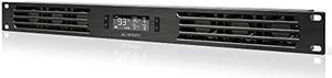 AC Infinity CLOUDPLATE T1-N, Rack Mount Fan Panel 1U, Intake Airflow, for Cooling AV, Home Theater, Network 19" Racks